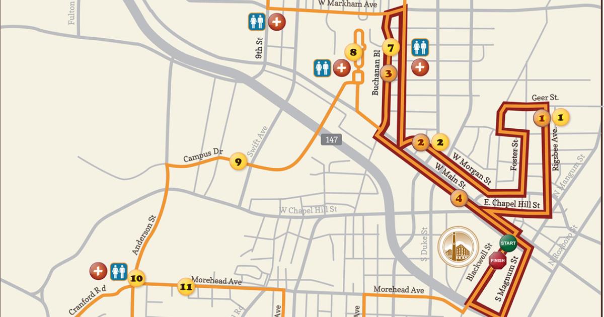 Traffic Advisory HalfMarathon Impacts Roads Around Campus Duke Today